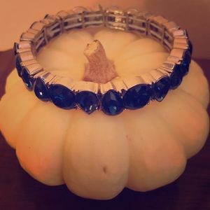 Royal blue diamond bracelet